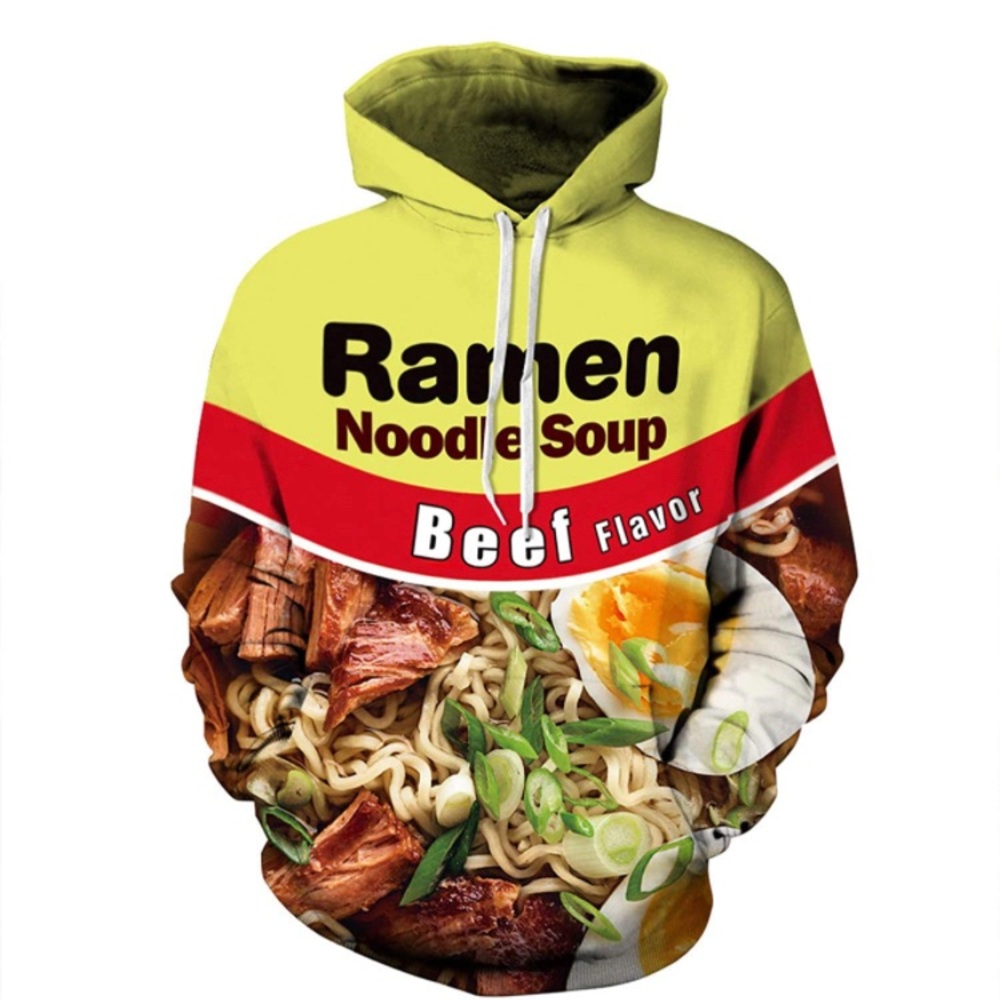 Ramen Noodle soup beef flavored hoodie